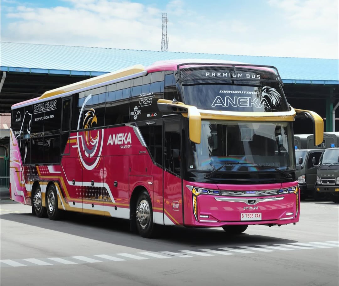 PO Aneka Transport Tambah Bus Baru Pakai Bodi Skylander R25 Sky Fusion