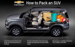 Ini Tips Chevrolet untuk Packing Barang Mobil SUV Saat Mudik 