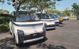 Mobil Listrik Wuling Air ev Resmi Diproduksi di Pabrik Cikarang
