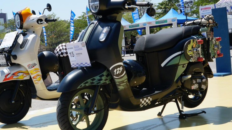 Modal Rp700 Ribu dari Barang Loak, Intip Modifikasi Yamaha Fazzio Dana Pelajar Ini