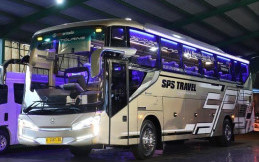 PO SPS Travel Rilis Bus Pakai Bodi Skylander Single Glass