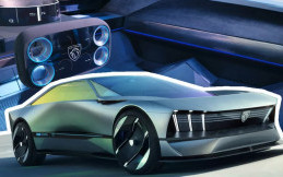 Mobil Konsep Masa depan Peugeot Inception, Tampil di CES 2023