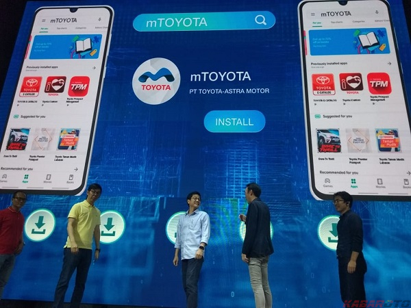 Permudah Konsumen, Toyota Luncurkan Aplikasi mToyota