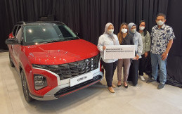 Hyundai Creta Atau Stargazer Kecelakaan dan Rusak 75% Langsung Ganti Baru