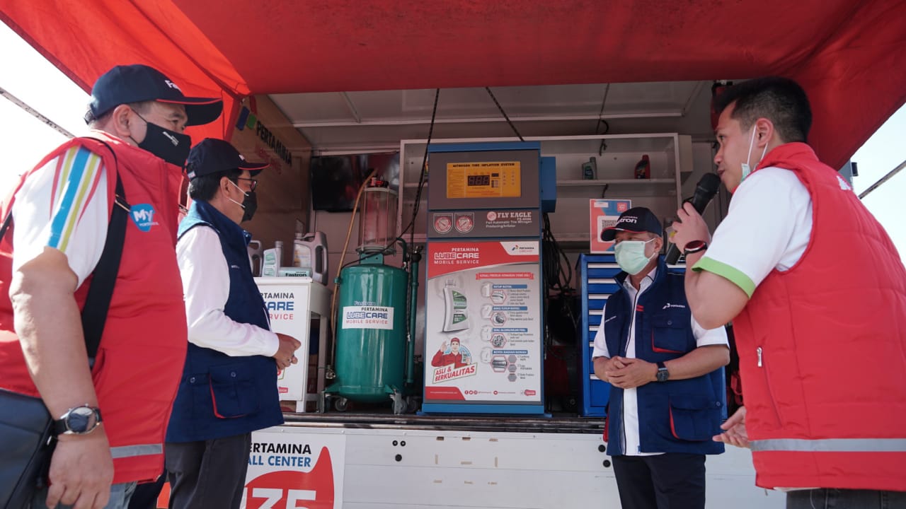 Portable Truck Service, Bisa Ganti Oli di Rest Area Km 57