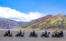Komunitas V-Strom Indonesia Owners Rayakan Setahun Berdiri di Taman Nasional Bromo