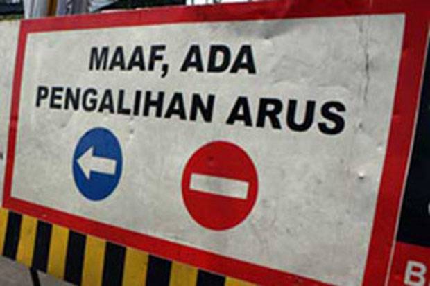 Ada Rekayasa Lalin di Jalan Rasuna Said, Selama Pemasangan Girder Boks LRT