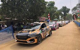 Pembalap  Tim Dewa United & MSRT, TB Adhi Raih Juara 1 Kelas RC3 di Kejurnas Rally Putaran 2