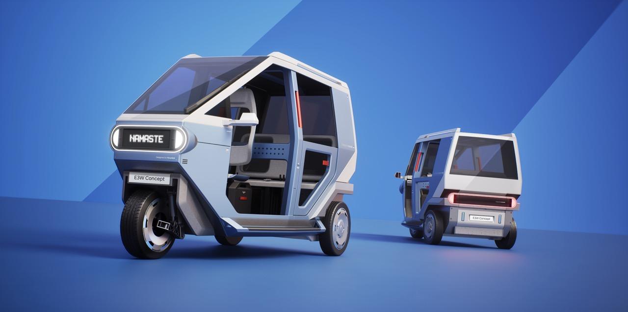 TVS Gandeng Hyundai Bikin Motor Roda 3 Listrik