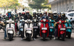 Keseruan Lady Bikers Yamaha Grand Filano dan Fazzio di Acara Motoran Girls Day Out Bandung