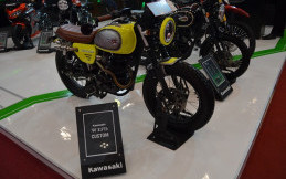 Modifikasi Kawasaki W175 Ini Curi Perhatian Pengunjung GIIAS 