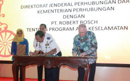 Bosch dan Kemenhub Kampanyekan Keselamatan di Jalan Raya