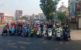 Rangkul Komunitas Lain, Skuteris Bintaro Gelar Sunmori ke-5