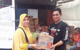 Family Bikers Beri Bantuan Korban Kebakaran Senen Jakarta Pusat