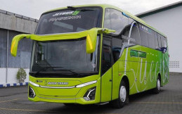 PO Queen Trans Rilis Bus Baru Garapan Karoseri Adiputro, Tampil Nyentrik Dengan Bagasi Luas