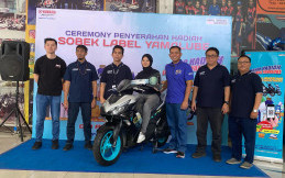 Ganti Oli Yamalube Berhadiah Yamaha Aerox, Hingga Cegah Pemalsuan Produk Dengan Scan Barcode di Kemasan 