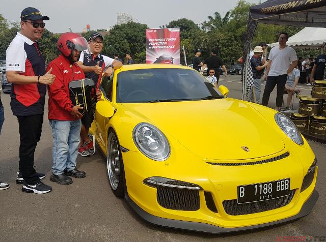 Pertamax Turbo Diuji Dalam Event Porsche Motokhana Time Attack