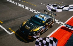 Demas Agil X Dewa United Motorsport Podium Balap BRZ Super Series