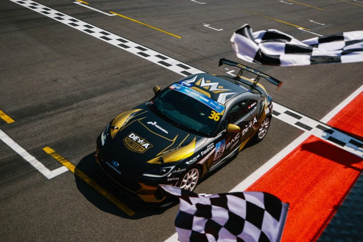 Demas Agil X Dewa United Motorsport Podium Balap BRZ Super Series