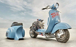 Jangan Remehkan Vespa Tua Ini, Ternyata Pakai Mesin 360 cc!
