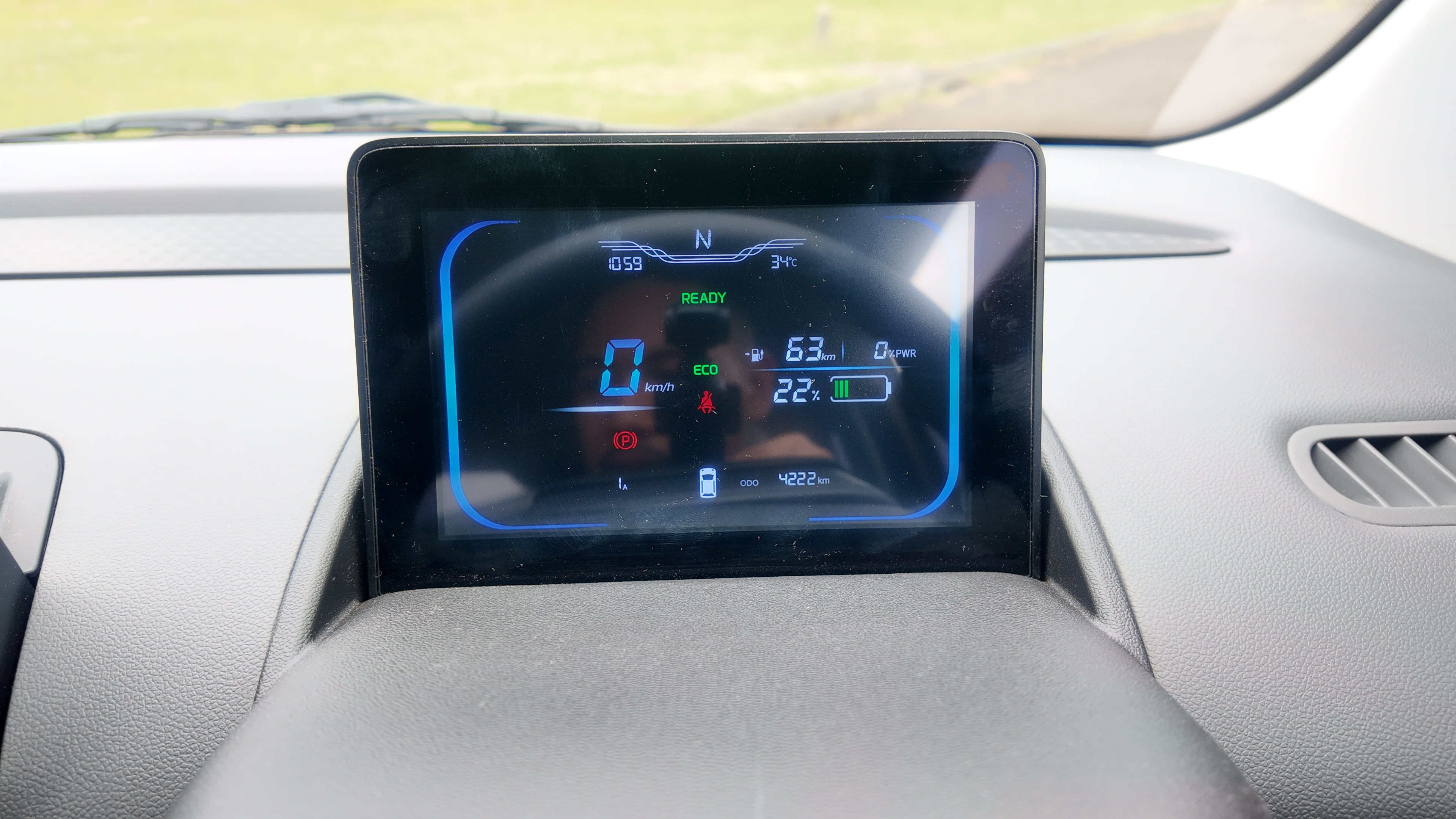 Changan Lumin memiliki panel instrumen 7 inci