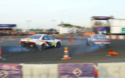 Amandio Pertahankan Gelar Juara Kejurnas Drift di Subang