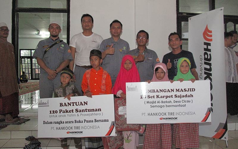 Hankook Indonesia Bukber Dan Beri Santunan Untuk Anak Yatim