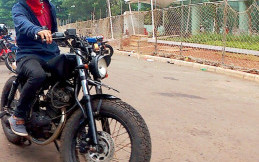 Keren, Suzuki Thunder Dimodifikasi Ala Brat Style