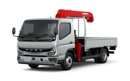 Mitsubishi Fuso Rilis eCanter Baru, Truk Listrik Crane Pertama!