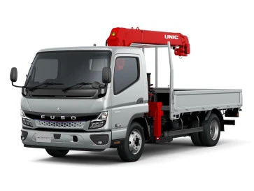 Mitsubishi Fuso Rilis eCanter Baru, Truk Listrik Crane Pertama!