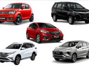 Ini 5 Merek Mobil Penumpang Paling Laris Tahun 2019