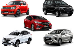 Ini 5 Merek Mobil Penumpang Paling Laris Tahun 2019
