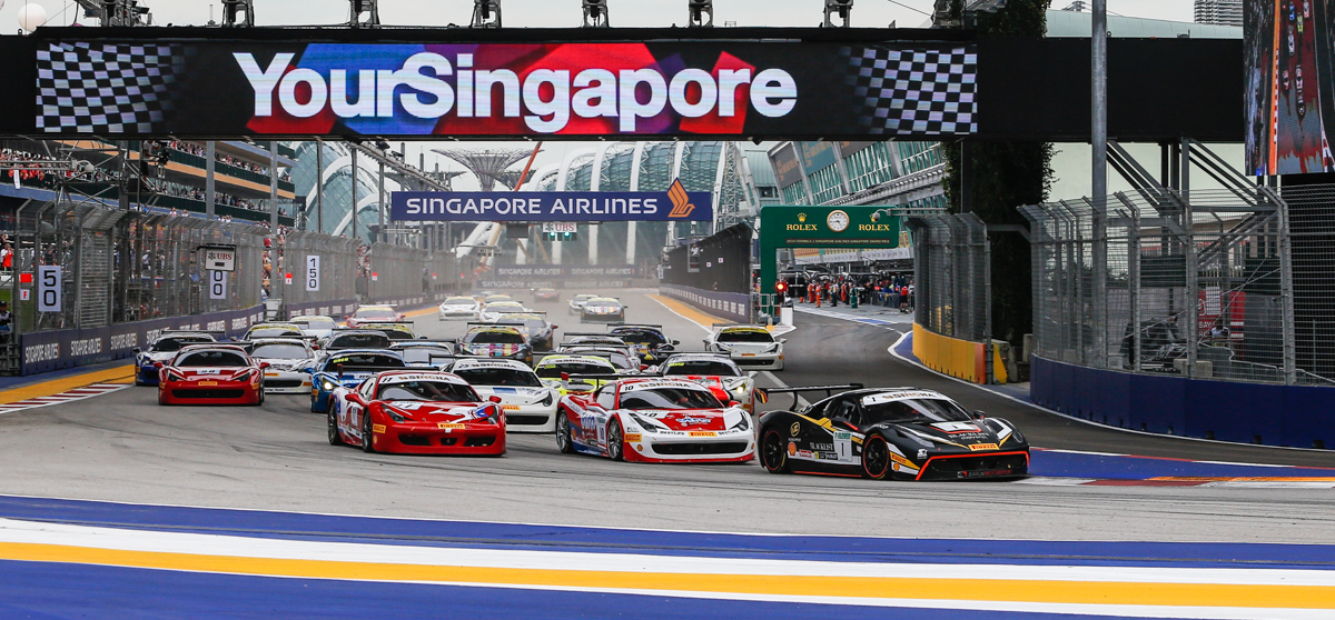 30 Pebalap Siap Panaskan Ajang Ferrari Challenge Asia Pacific 2017 di Singapura