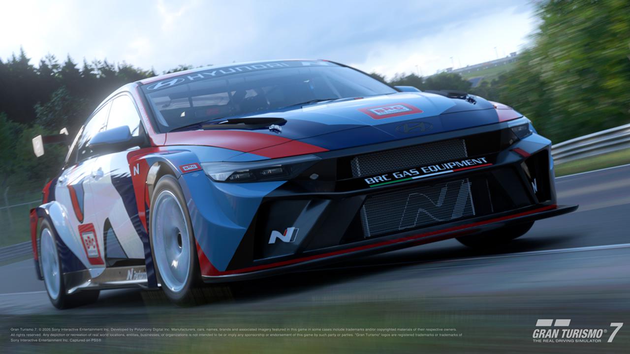 Hyundai Elantra N TCR Ramaikan Balapan Virtual Gran Turismo 7