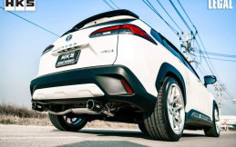 Muffler HKS Legal Tambah Performa Toyota Corolla Cross