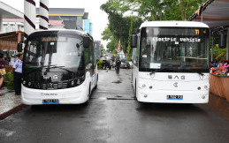 Kalista Uji Coba Bus Listrik Beroperasi di Jambi Selama Tiga Bulan Gratis untuk Penumpang