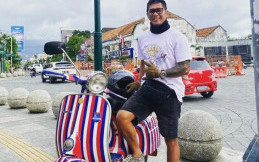 Pria Asal Pamulang Tangerang Selatan, Nekat Touring Sendiri ke Italia Naik Vespa Klasik