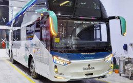 Sleeper Bus Terbaru PO Rimba Raya Rakitan Karoseri Laksana Punya Kapasitas Kursi Banyak
