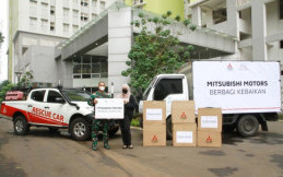 Rayakan Kemerdekaan di Tengah Pandemik, Mitsubishi Indonesia Donasi APD