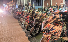 Eratkan Tali Silaturahmi, Puluhan Bikers IMHK Gelar Halalbihalal
