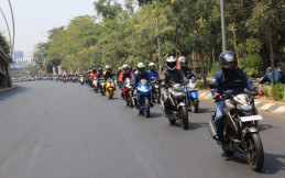 Ribuan Bikers Ikuti Sunmori yang Digelar Suzuki