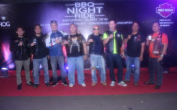 H.O.G Anak Elang Jakarta Chapter Menggelar BBQ Night Ride