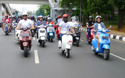 Riding & Kongkow Bareng Piaggio Indonesia di HUT ke-50 Vespa Primavera