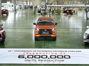 Mitsubishi Thailand Sentuh Produksi 6 Juta Unit