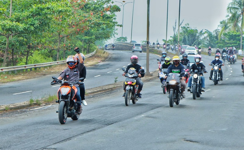 Vakum Karena Pandemi, Bold Riders Lampung Akhirnya Kopdar Lagi