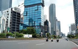 Penampakan Jalan di Ibukota Jakarta Saat Darurat Corona