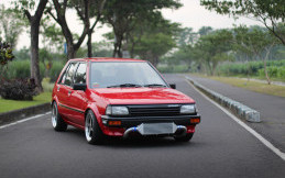 Ketika Toyota Starlet Kotak Dibuat Bertenaga dengan Mesin Turbo
