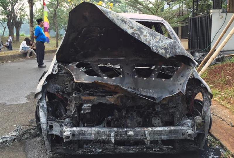 Investigasi Honda Brio yang Terbakar akan Memakan Waktu Lama