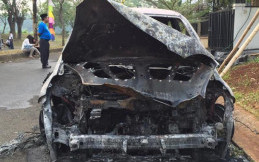 Investigasi Honda Brio yang Terbakar akan Memakan Waktu Lama