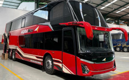 PO Agra Mas Segera Luncurkan Bus Double Decker Baru dari Karoseri Adiputro 